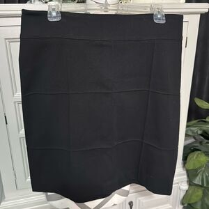 Merona Black Knee Length Pencil Skirt Size 10